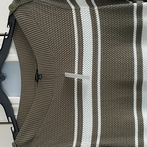Talbot's Basket Weave Sweater - Stripe  L - Picture 6 of 15